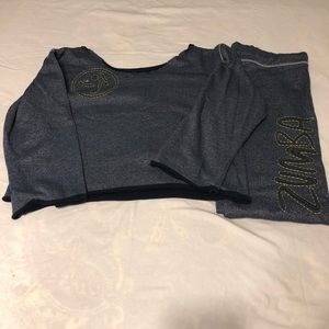 ZUMBA DENIM DANCE-ABLE 2-PIECE SWEATS SET